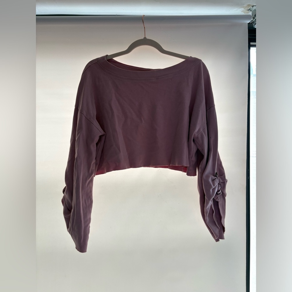 Free People Mauve Crop Top